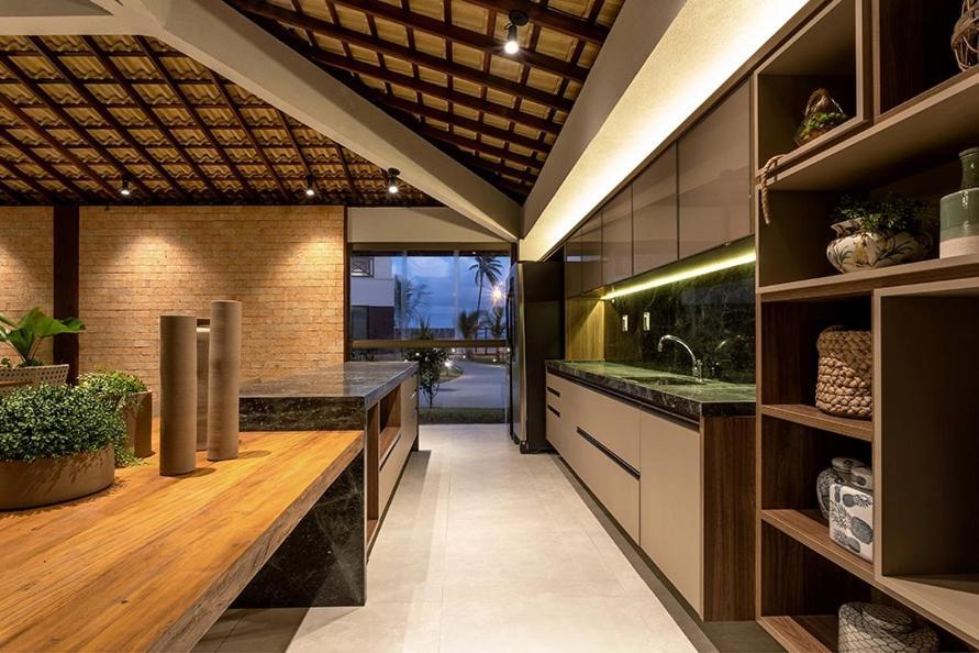 Maravilhoso Garden Imbassai Pe Na Areia Bahia Litoral Apartment ภายนอก รูปภาพ